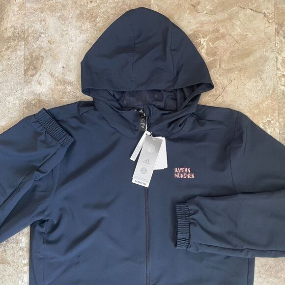 adidas Other - ADIDAS BAYERN MUNCHEN FC MUNICH SOCCER FULL ZIP WARM-UP TRACK JACKET MEN'S SMALL